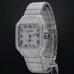 Cartier vvs Moissanite Diamond Watch