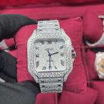 Cartier vvs Moissanite Diamond Watch