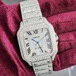 Cartier vvs Moissanite Diamond Watch
