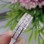 💎 Moissanite Diamond single Bridal Silver Jewellery