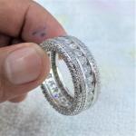 💎 Moissanite Diamond single Bridal Silver Jewellery