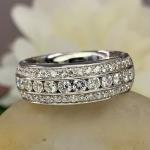 💎 Moissanite Diamond single Bridal Silver Jewellery