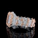 💎 Moissanite Diamond Cartier Modified Golden Watch